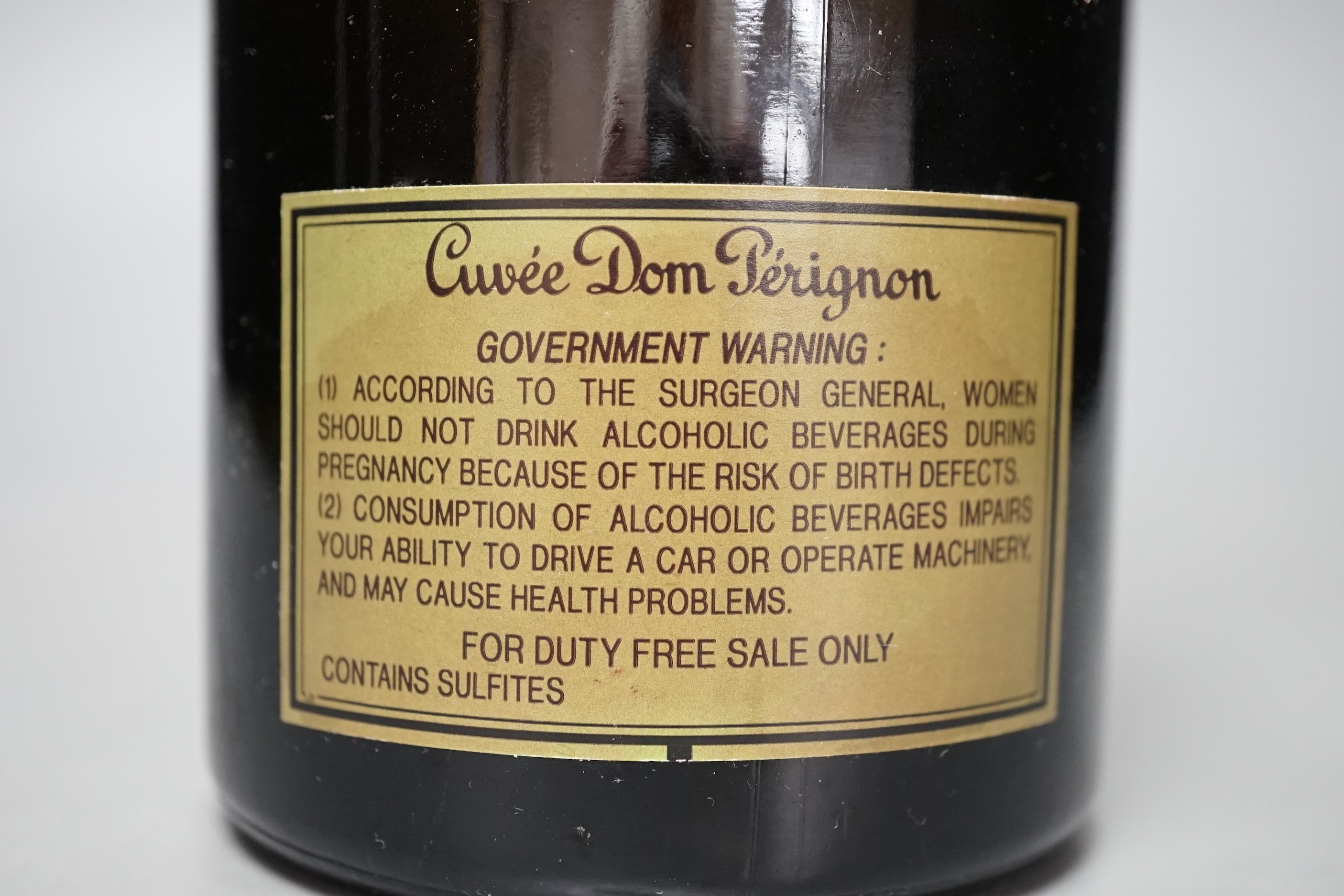 A bottle of 1988 Moët et Chandon Dom Perignon